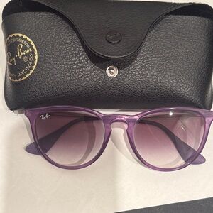 Ray-Ban Violet Sunglasses with Black Case